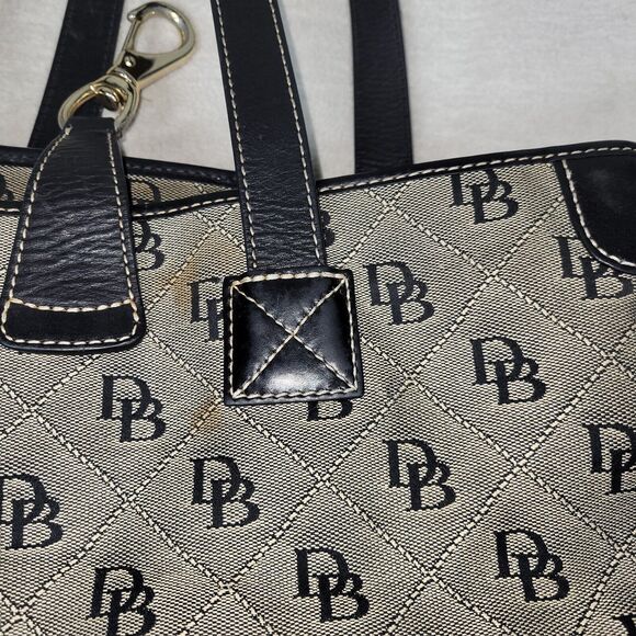 DOONEY & BOURKE Purse Bag Womens Silver Buckle Designer Satchel Bags Purses - Picture 13 of 16